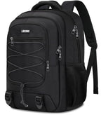 Black Backpack for Men Women (D6-black / 18.4 Inch)