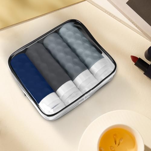 Travel Bottles for Toiletries (Navy Blue)