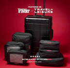Premium Compression Packing Cubes for Travel (Black / 4 pack)