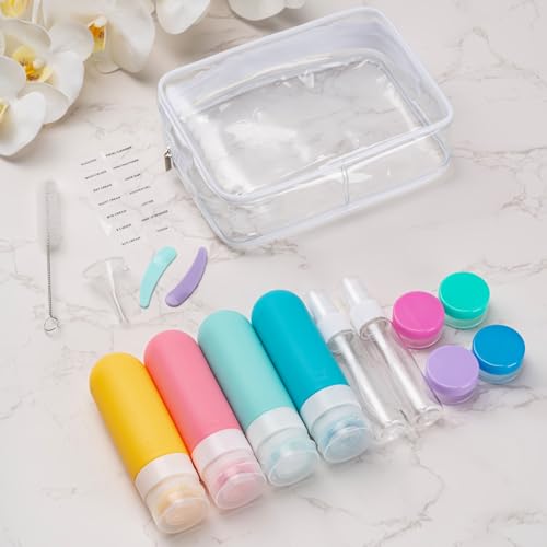 16pack Travel Bottles for Toiletries (16PCS/Colorful)