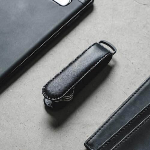 Italian Premium Leather Key Organizer (Black)