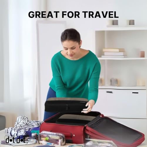 5pc Large Packing Cubes for Travel (5pc Black / Large)