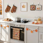Fall Football Kitchen Decor Set (Brown Fall Football)