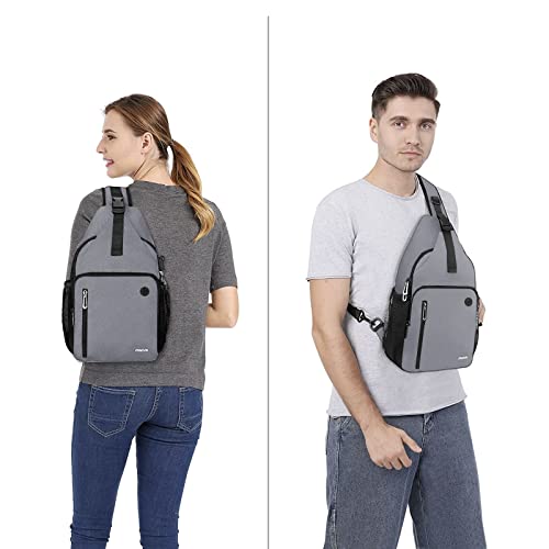 Sling Backpack Bag (Grey)