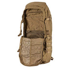 Tactical Rush 100 Large Duty Deployment Backpack 60L Molle Bag (Black / Small-Medium)