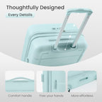 G Series Luggage set 3pcs (Mint Green / 3-Piece Set (20/24/28in))