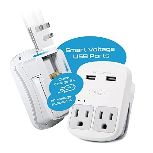 Universal Travel Adapter (White)