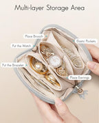 Small Travel Jewelry Case (B.Grey)