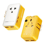 1 World Pocket Universal Travel Adapter (Lemon Yellow / 25W)