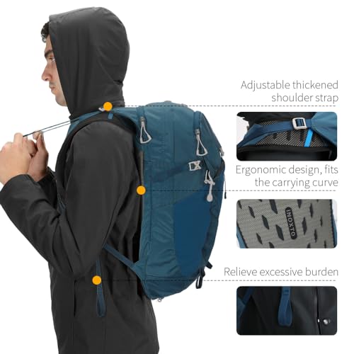 Hiking Hydration Backpack with 2L (Blue-3L Water Bladder)