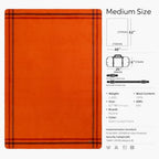 100% Wool Blanket (Warm Sunset Frame / Medium)