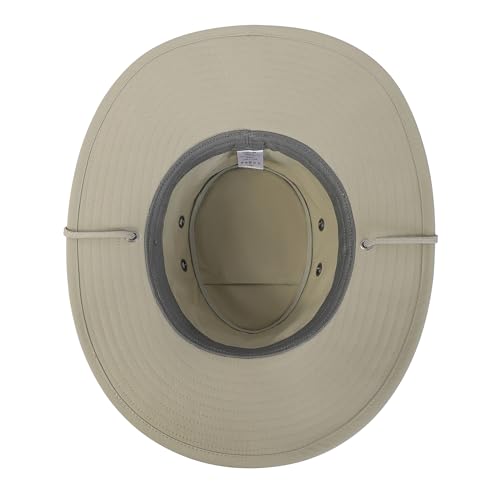 Sanford Safari Sun Hat for Men and Women (Large / Dark Khaki)