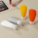 Travel Bottles for Toiletries (Orange 3oz / 3 Ounce)