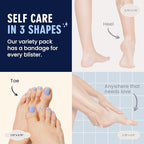 Better Blister Bandages for Toes (Toe Pack - 10 count)
