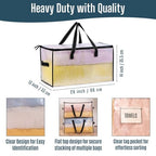 Moving Bags Storage Bags (Clear / 4 Pack)