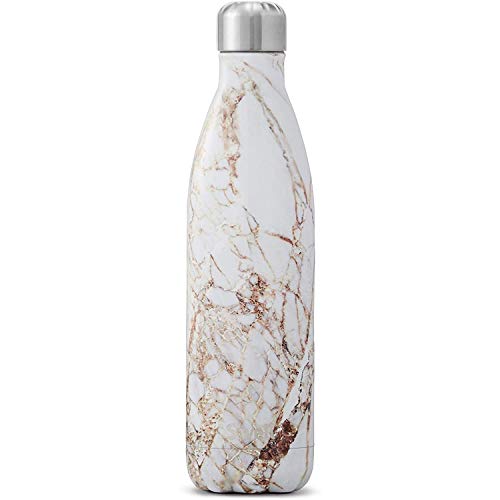 Stainless Steel Water Bottle (Calacatta Gold / 25.4 Ounces / Water Bottle)