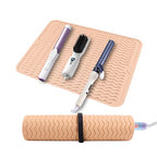 Oversize Silicone Heat Resistant Mat (Pink)