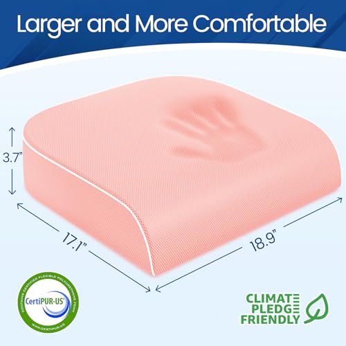 Seat Cushion Chair Pad (Pink / 2X-Large)