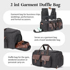 Garment Bags for Travel (Grey 01 / Large-50L Duffle Bag)