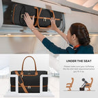 Travel Bag Weekender Bags for Women (31-Black Brown / 40L-Large)