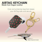 Keychain Case Compatible with Apple AirTags (Pickleball Raspberry)