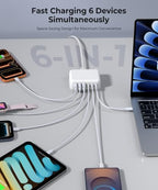 USB Charging Station (H-White / 140W)