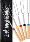 Smores Sticks for Fire Pit Long (5 Fork Set (with Pouch))