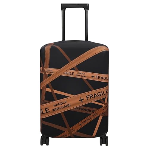 Luggage Cover Fits 23 (M / Gold Fragile)