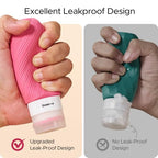 23 Pack TSA Approved Travel Bottles for Toiletries (Pink)