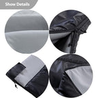 40 Degree Sleeping Bag for Adults (40F-84" x 40" Right Zip / Black Gray)