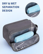 Travel Toiletry Bag for Men (L, Grey / Large)