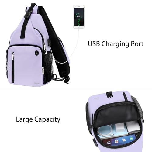 Sling Backpack Bag (Purple)