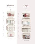 Travel Toiletry Bag for Women (A-Dusty Rose / Large)