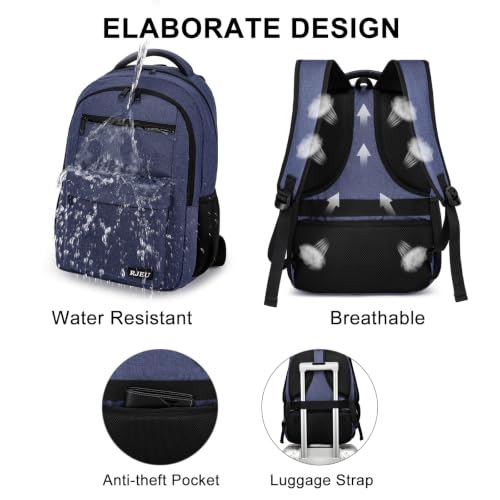 Laptop Backpack for Men Teens Boys (Blue / 15.6 inch)