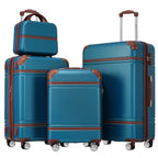 Luggage Set 3 Piece (Vintage Luggage / Blue(12+20+24+28))