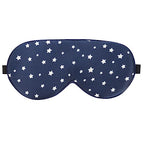 Natural Silk Sleep Mask (Blue Stars)