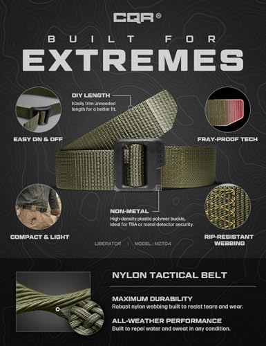 Tactical Belt (Dura Nylon Green / Medium)