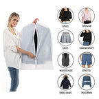 12Pack Short Garment Bags (24" x 32" 12 Pack / Translucent)