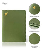 Passport Holder for Travel Essentials (Army Green)