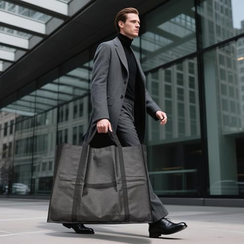Travel Garment Suit Bag 54" for Hanging Clothes for Men Suits Shirts Coats (54" 2PK)