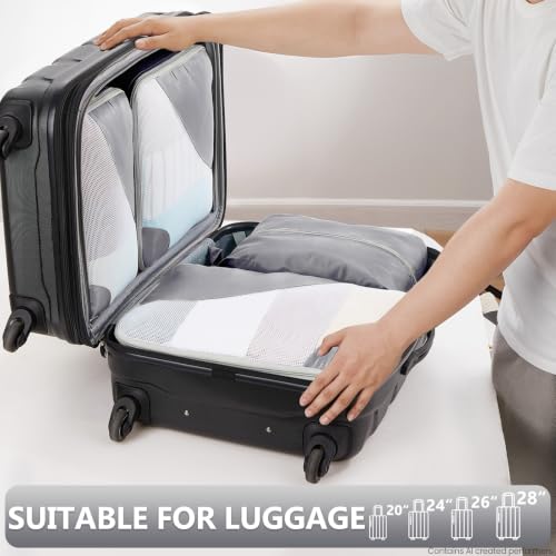 Packing Cubes for Travel (04 Gray)