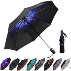 Compact Travel Umbrella (Starry sky (Auto) / 44 inches)