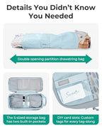 6 Set Compression Packing Cubes for Travel (Starlight Bluen / Set of 6)