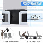 Men's Laptop Backpack for 17.3Inch Notebook (Without Lock+USB / Black)