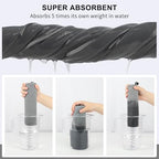 Microfiber Towel Quick Dry Camping & Travel & Gym Towel. Compact (Gray / 24.00" x 12.00")
