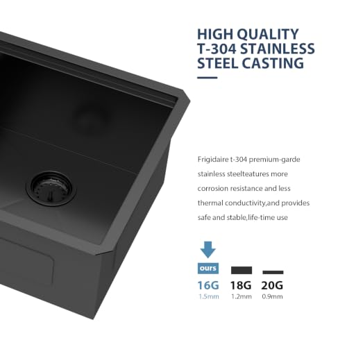 33 Inch Matte Black Double Bowl Kitchen Sinks Undermount (Matte Black-Workstation / 33''x19''-60/40)