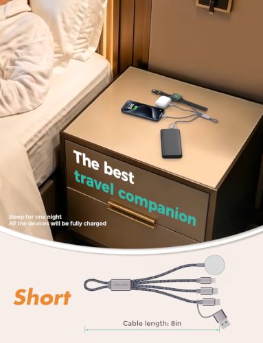 Travel Essentials (Grey / 2pack-0.7ft)