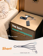Travel Essentials (Grey / 2pack-0.7ft)
