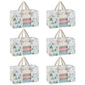 Moving Bags Christmas Storage Bags (Pastel Forest / 6 Pack)