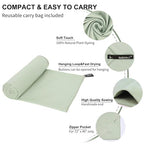 Microfiber Towel Quick Dry Camping & Travel & Gym Towel. Compact (Bean Green / 60.00" x 30.00")
